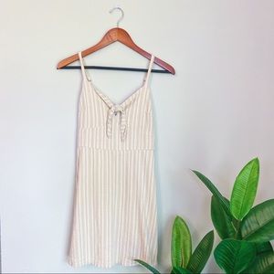 Hollister Co. tie-front striped dress